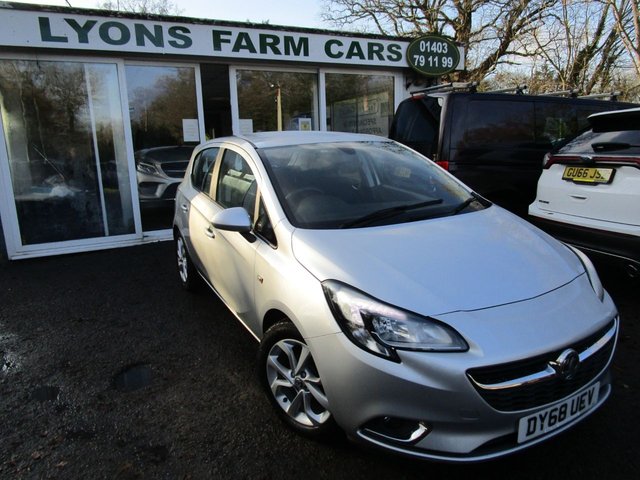 2018 68 Vauxhall Corsa 1.4 SRI NAV 5d 89 BHP