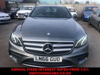 USED 2016 66 MERCEDES-BENZ E-CLASS 2.0 E 220 D AMG LINE 4d 192 BHP AMG LINE WITH LOW MILEAGE AND A FULL MERCEDES SERVICE HISTORY