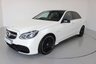 USED 2015 15 MERCEDES-BENZ E-CLASS 5.5 E63 AMG S 4d AUTO 585 BHP-DIAMOND WHITE-FANTASTIC SPEC-CARBON CERAMIC BRAKES-TRACK PACKAGE-PANORAMIC SUNROOF-DYNAMIC LUMBAR SUPPORT-HEATED FRONT AND REAR SEATS-COOLED FRONT SEATS-BLACK NAPPA LEATHER-HARMAN KARDON, 