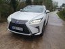 USED 2017 67 LEXUS RX 3.5 450H LUXURY 5d 259 BHP ZERO DEPOSIT FINANCE AVAILABLE