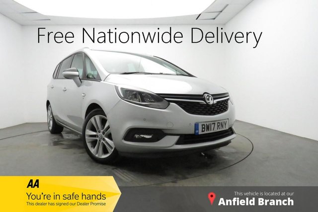 2017 17 VAUXHALL ZAFIRA TOURER 1.4L SRI 5d 138 BHP