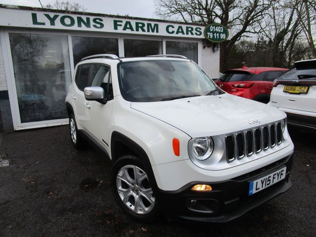 2015 15 Jeep Renegade 2.0 M-JET LIMITED 4WD 5d 138 BHP FOUR WHEEL DRIVE *ELECTRIC SUNROOF*