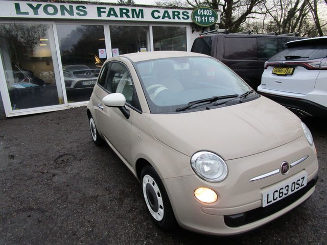 2014 63 Fiat 500 1.2 COLOUR THERAPY 3d 69 BHP