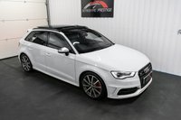 USED 2016 16 AUDI S3 2.0 S3 SPORTBACK QUATTRO NAV 5d 296 BHP SAT NAV+HEATED SEATS+GLACIER WHITE