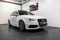 USED 2016 16 AUDI S3 2.0 S3 SPORTBACK QUATTRO NAV 5d 296 BHP SAT NAV+HEATED SEATS+GLACIER WHITE