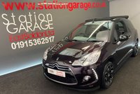 USED 2015 65 CITROEN DS3 CABRIO 1.6 E-HDI DSTYLE PLUS 3d 90 BHP WHISPER PURPLE WITH BLACK ROOF BIG MPG FREE TAX