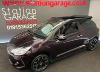 USED 2015 65 CITROEN DS3 CABRIO 1.6 E-HDI DSTYLE PLUS 3d 90 BHP WHISPER PURPLE WITH BLACK ROOF BIG MPG FREE TAX
