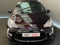 USED 2015 65 CITROEN DS3 CABRIO 1.6 E-HDI DSTYLE PLUS 3d 90 BHP WHISPER PURPLE WITH BLACK ROOF BIG MPG FREE TAX