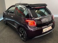USED 2015 65 CITROEN DS3 CABRIO 1.6 E-HDI DSTYLE PLUS 3d 90 BHP WHISPER PURPLE WITH BLACK ROOF BIG MPG FREE TAX