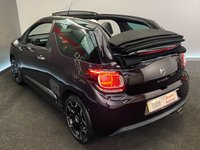 USED 2015 65 CITROEN DS3 CABRIO 1.6 E-HDI DSTYLE PLUS 3d 90 BHP WHISPER PURPLE WITH BLACK ROOF BIG MPG FREE TAX