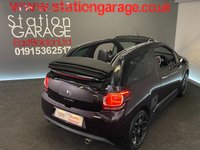 USED 2015 65 CITROEN DS3 CABRIO 1.6 E-HDI DSTYLE PLUS 3d 90 BHP WHISPER PURPLE WITH BLACK ROOF BIG MPG FREE TAX