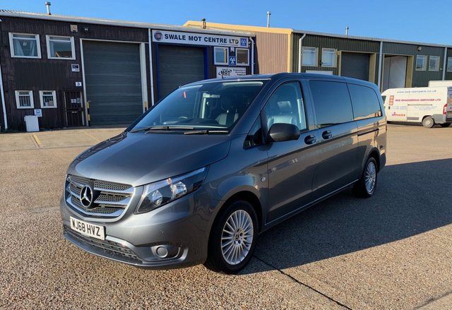 2018 68 Mercedes-Benz Vito 2.1, 119, EURO 6, BLUETEC, TOURER, SELECT, 5d, 190 BHP