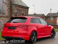 USED 2014 14 AUDI A3 2.0 S3 SPORTBACK QUATTRO 5d 296 BHP FULL SERVICE HISTORY ++ 18" ALLOYS ++