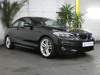 USED 2014 14 BMW 2 SERIES 2.0 218D M SPORT 2d 141 BHP &pound;30 ROAD TAX PROFESIONAL NAV 2 OWNERS FSH