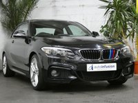 USED 2014 14 BMW 2 SERIES 2.0 218D M SPORT 2d 141 BHP &pound;30 ROAD TAX PROFESIONAL NAV 2 OWNERS FSH
