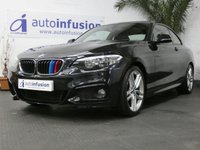 USED 2014 14 BMW 2 SERIES 2.0 218D M SPORT 2d 141 BHP &pound;30 ROAD TAX PROFESIONAL NAV 2 OWNERS FSH