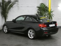 USED 2014 14 BMW 2 SERIES 2.0 218D M SPORT 2d 141 BHP &pound;30 ROAD TAX PROFESIONAL NAV 2 OWNERS FSH