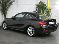 USED 2014 14 BMW 2 SERIES 2.0 218D M SPORT 2d 141 BHP &pound;30 ROAD TAX PROFESIONAL NAV 2 OWNERS FSH