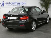 USED 2014 14 BMW 2 SERIES 2.0 218D M SPORT 2d 141 BHP &pound;30 ROAD TAX PROFESIONAL NAV 2 OWNERS FSH