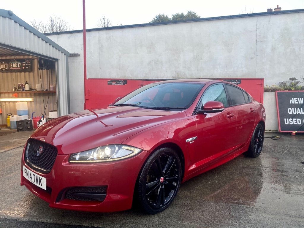 USED 2014 14 JAGUAR XF 2.2 D R-SPORT 4d 200 BHP FANTASTIC SPEC AND LOW MILES!