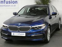 USED 2018 68 BMW 5 SERIES 2.0 530E SE 4d 249 BHP SAT NAV FULL LEATHER INTERIOR BMW WARRANTY SEPT 2021