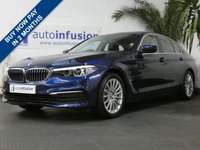 USED 2018 68 BMW 5 SERIES 2.0 530E SE 4d 249 BHP SAT NAV FULL LEATHER INTERIOR BMW WARRANTY SEPT 2021