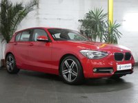 USED 2012 62 BMW 1 SERIES 2.0 116D SPORT 5d 114 BHP &pound;30 ROAD TAX 3 OWNERS SERVICE HISTORY