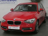 USED 2012 62 BMW 1 SERIES 2.0 116D SPORT 5d 114 BHP &pound;30 ROAD TAX 3 OWNERS SERVICE HISTORY