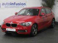 USED 2012 62 BMW 1 SERIES 2.0 116D SPORT 5d 114 BHP &pound;30 ROAD TAX 3 OWNERS SERVICE HISTORY