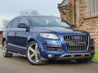 USED 2014 64 AUDI Q7 3.0 TDI QUATTRO S LINE PLUS STYLE EDITION 5d 242 BHP FULL HISTORY ++ CLICK & COLLECT OR NATIONWIDE DELIVERY ++