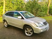 USED 2006 06 LEXUS RX 3.3 400H SE CVT 5d AUTO 208 BHP //LONG MOT//NEW TYRES/PART EXCHANGE TO CLEAR////GREAT SERVICE HISTORY X13 STAMPS IN BOOK/// REAR PARKING CAMERA ''JUST IN AS A PART EXCHANGE ,SO IS PRICED TO CLEAR''NEW MOT///NEW FRONT TYRES\\ X13 SERVICE HISTORY STAMPS//CAMBELT AND WATERPUMP RENEWED @103,021 MILES//APRIL 2011