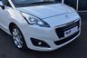 USED 2016 65 PEUGEOT 5008 1.6 BLUE HDI S/S ALLURE 5d 120 BHP WHITE PEARL-SAT NAV-PAN ROOF.