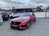 USED 2017 17 MERCEDES-BENZ C CLASS 2.1 C 250 D AMG LINE PREMIUM 4d 204 BHP FULL PANORAMIC GLASS SUNROOF