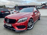 USED 2017 17 MERCEDES-BENZ C CLASS 2.1 C 250 D AMG LINE PREMIUM 4d 204 BHP FULL PANORAMIC GLASS SUNROOF