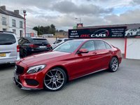 USED 2017 17 MERCEDES-BENZ C CLASS 2.1 C 250 D AMG LINE PREMIUM 4d 204 BHP FULL PANORAMIC GLASS SUNROOF