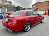 USED 2017 17 MERCEDES-BENZ C CLASS 2.1 C 250 D AMG LINE PREMIUM 4d 204 BHP FULL PANORAMIC GLASS SUNROOF