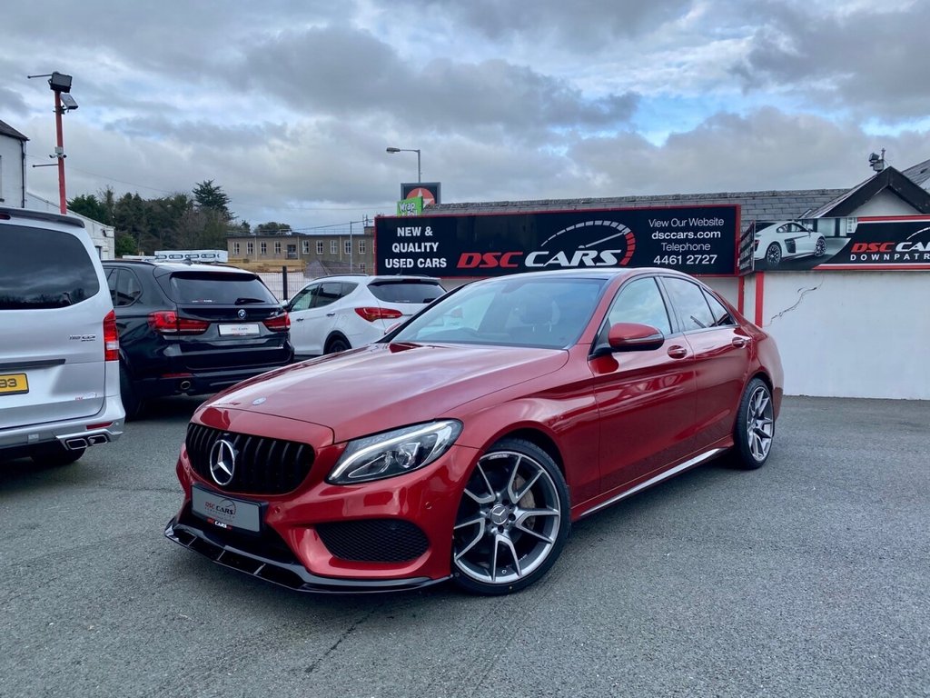 USED 2017 17 MERCEDES-BENZ C CLASS 2.1 C 250 D AMG LINE PREMIUM 4d 204 BHP FULL PANORAMIC GLASS SUNROOF