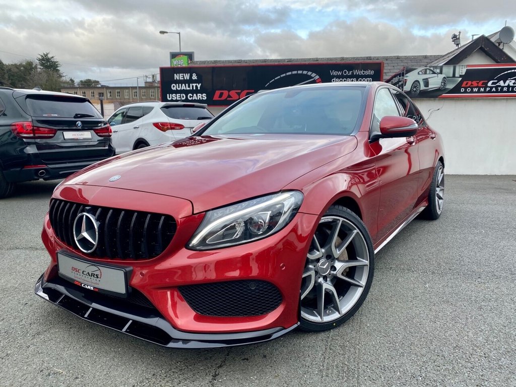 USED 2017 17 MERCEDES-BENZ C CLASS 2.1 C 250 D AMG LINE PREMIUM 4d 204 BHP FULL PANORAMIC GLASS SUNROOF