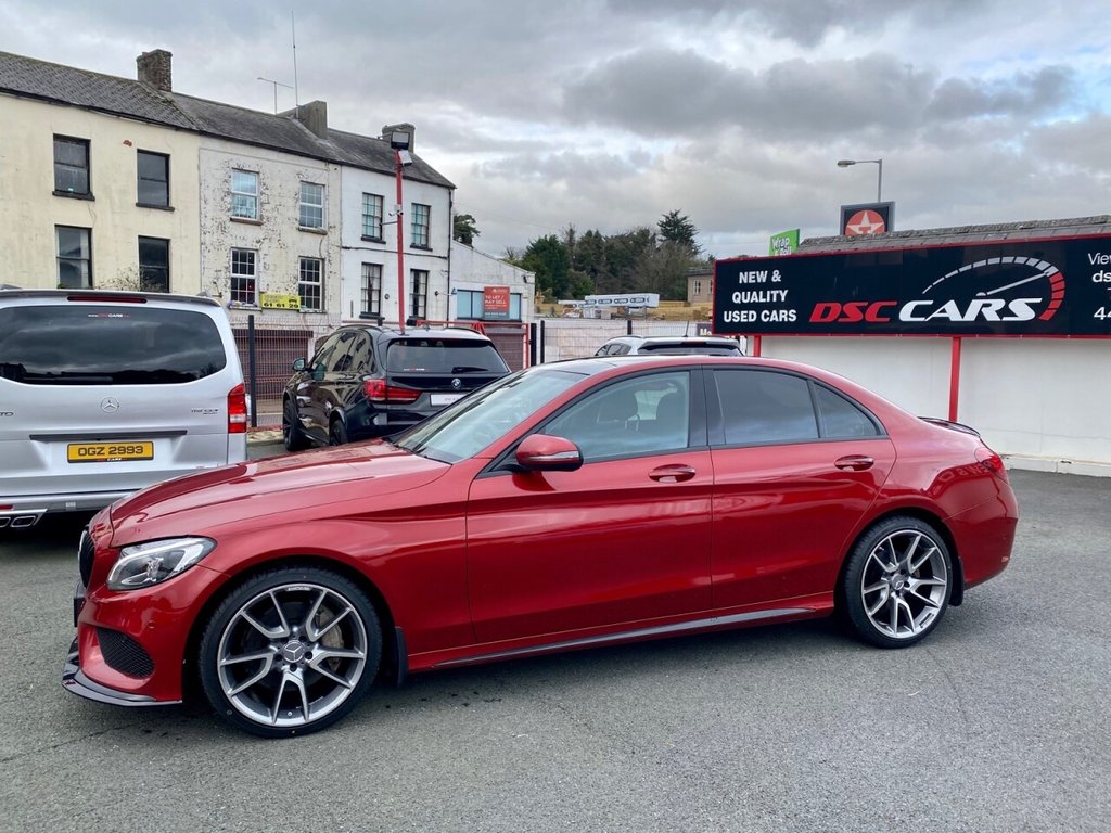 USED 2017 17 MERCEDES-BENZ C CLASS 2.1 C 250 D AMG LINE PREMIUM 4d 204 BHP FULL PANORAMIC GLASS SUNROOF