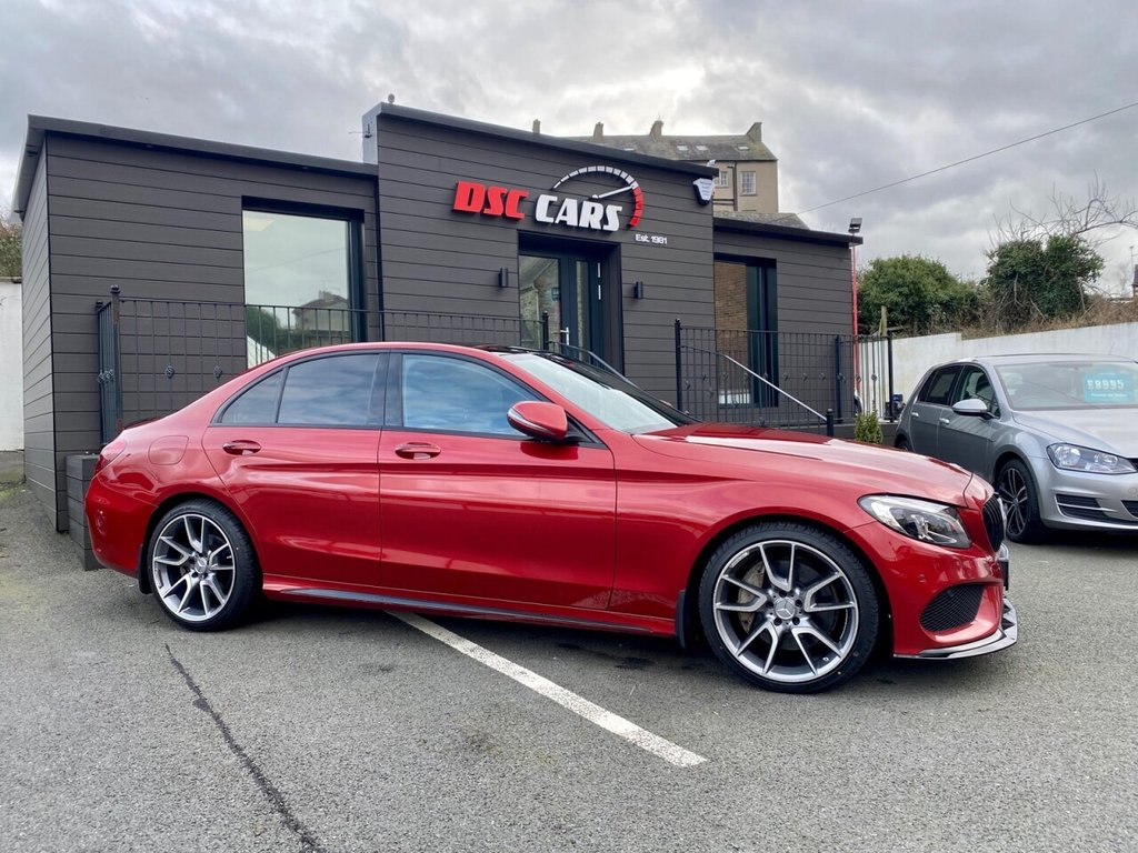 USED 2017 17 MERCEDES-BENZ C CLASS 2.1 C 250 D AMG LINE PREMIUM 4d 204 BHP FULL PANORAMIC GLASS SUNROOF