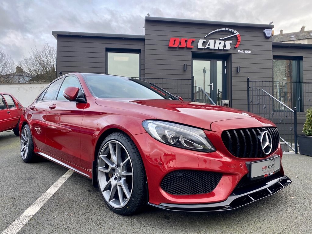 USED 2017 17 MERCEDES-BENZ C CLASS 2.1 C 250 D AMG LINE PREMIUM 4d 204 BHP FULL PANORAMIC GLASS SUNROOF
