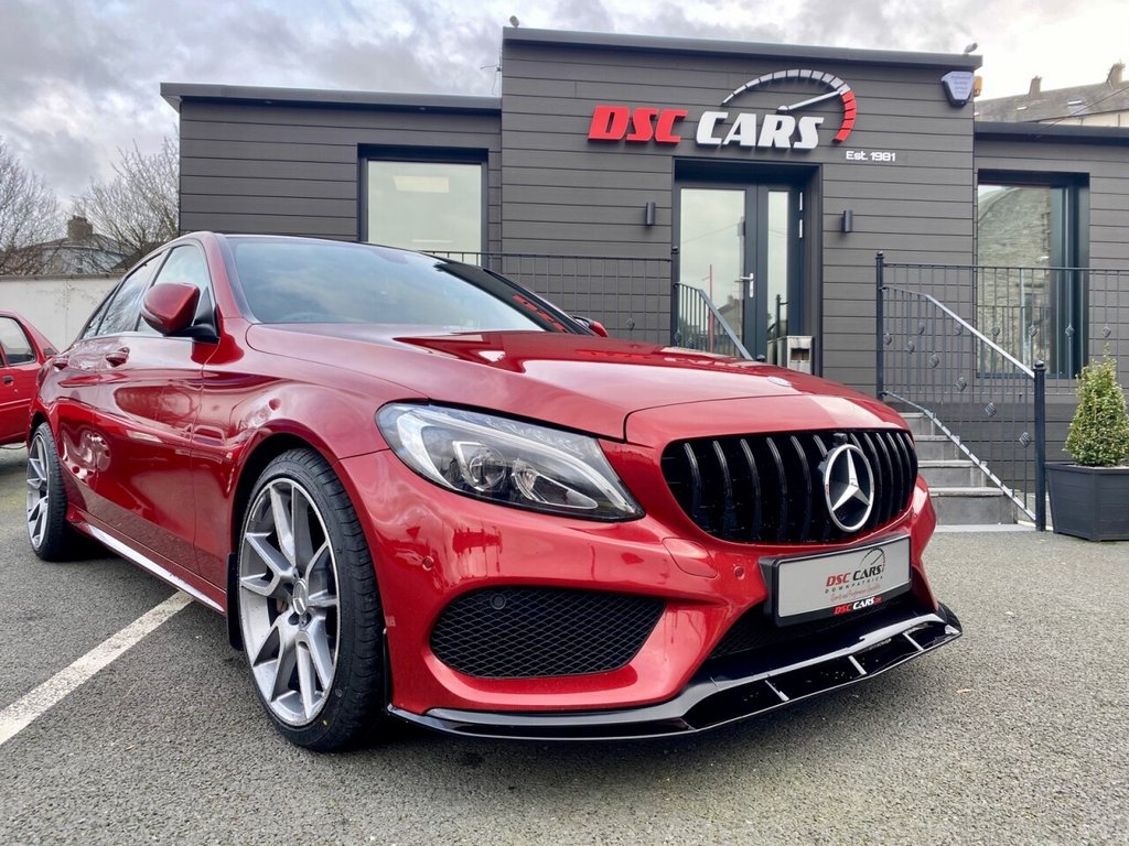 USED 2017 17 MERCEDES-BENZ C CLASS 2.1 C 250 D AMG LINE PREMIUM 4d 204 BHP FULL PANORAMIC GLASS SUNROOF