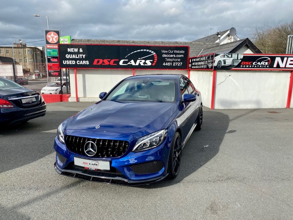 USED 2017 67 MERCEDES-BENZ C CLASS 2.1 C 220 D 4MATIC AMG LINE 4d 170 BHP 4MATIC!