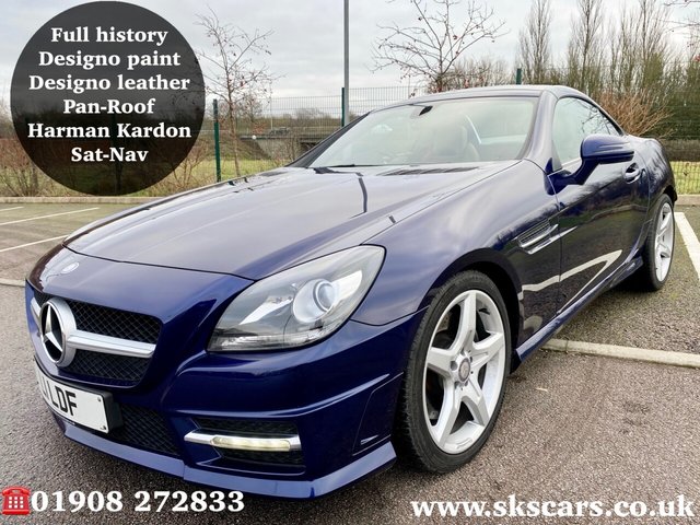 2013 62 Mercedes-Benz Slk 1.8 SLK200 BLUEEFFICIENCY AMG SPORT 2d 184 BHP