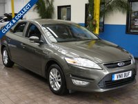 USED 2011 11 FORD MONDEO 2.0 ZETEC 5d 144 BHP 2 OWNERS EXCELLENT SERVICE HISTORY 3 MONTHS WARRANTY