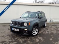 USED 2018 18 JEEP RENEGADE 1.6 M-JET LONGITUDE 5d 118 BHP SAT NAV GENUINE LOW MILEAGE