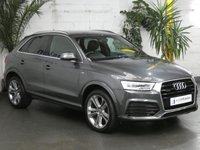 USED 2016 16 AUDI Q3 2.0 TDI QUATTRO S LINE PLUS 5d 148 BHP SAT NAV 1 OWNER FSH