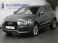 USED 2016 16 AUDI Q3 2.0 TDI QUATTRO S LINE PLUS 5d 148 BHP SAT NAV 1 OWNER FSH