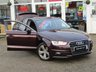 USED 2014 14 AUDI A3 1.4 TFSI SPORT 4d 139 BHP Finished in SHIRAZ RED METALLIC with contrasting SPORTS trim. This Audi A3 Saloon is a classy, high tech four-door that is also great to drive. This A3 saloon is a sleeker-looking version of the Audi A3 Sportback hatchback. Features include Sat Nav, DAB Radio, B/tooth, Alloys, &pound;30 Road Tax and much more. AUDI Dealer serviced at 17681 miles, 34701 miles, 40269 miles, 40345 (Cam Belt, tensioner and Water Pump) and recently at 48513 miles.