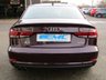 USED 2014 14 AUDI A3 1.4 TFSI SPORT 4d 139 BHP Finished in SHIRAZ RED METALLIC with contrasting SPORTS trim. This Audi A3 Saloon is a classy, high tech four-door that is also great to drive. This A3 saloon is a sleeker-looking version of the Audi A3 Sportback hatchback. Features include Sat Nav, DAB Radio, B/tooth, Alloys, &pound;30 Road Tax and much more. AUDI Dealer serviced at 17681 miles, 34701 miles, 40269 miles, 40345 (Cam Belt, tensioner and Water Pump) and recently at 48513 miles.